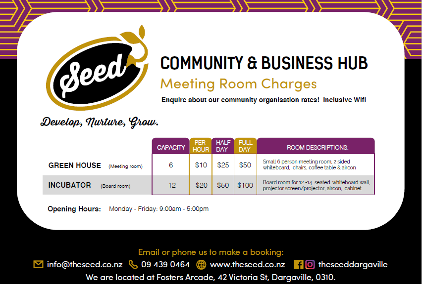 Room Rate Card